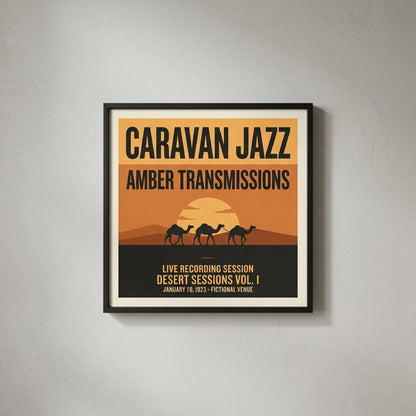 caravan jazz amber transmissions poster