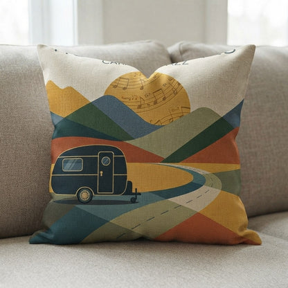 caravan jazz horizon lines poster