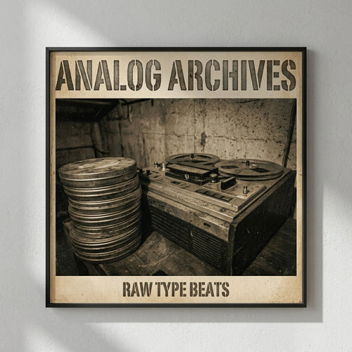 Raw Type Beats — Analog Archives Poster