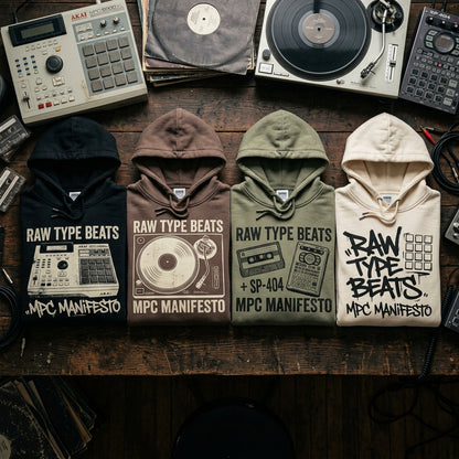 Raw Type Beats — MPC Manifesto Hoodie — design 1