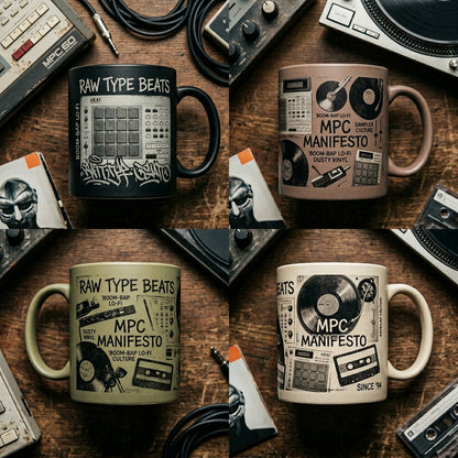 Raw Type Beats — MPC Manifesto Mug — design 1