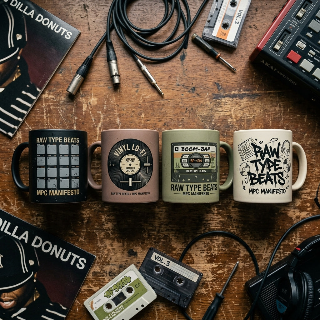 Raw Type Beats — MPC Manifesto Mug — design 2