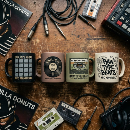 Raw Type Beats — MPC Manifesto Mug — design 2