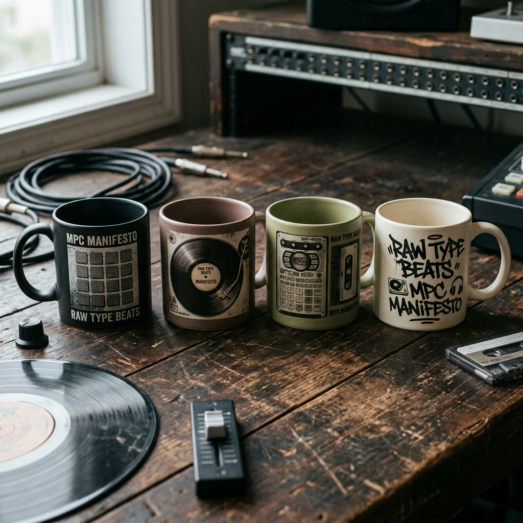 Raw Type Beats — MPC Manifesto Mug — design 3