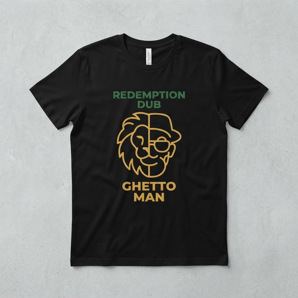 REDEMPTION DUB — Ghetto Man Tee mockup