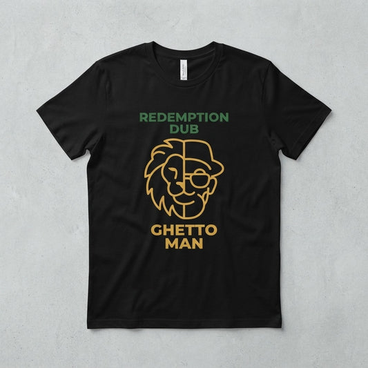 REDEMPTION DUB — Ghetto Man Tee mockup