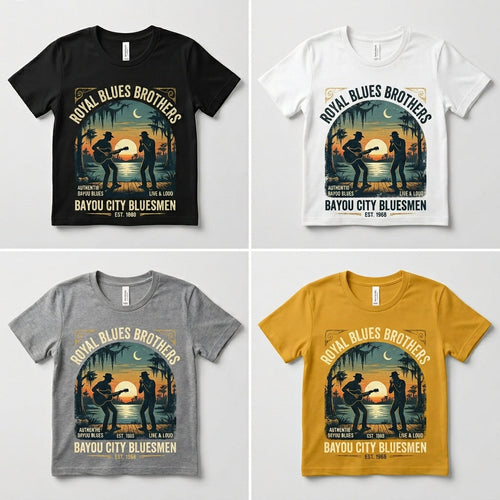 Royal Blues Brothers — Bayou City Bluesmen Tee