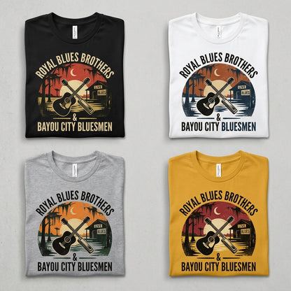 Royal Blues Brothers — Bayou City Bluesmen Tee — design 3