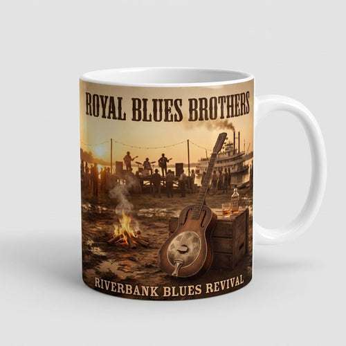 Royal Blues Brothers — Riverbank Blues Revival Mug