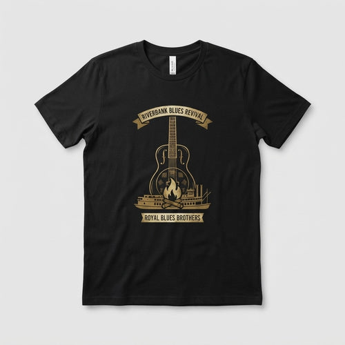 ROYAL BLUES BROTHERS — Riverbank Blues Revival Tee