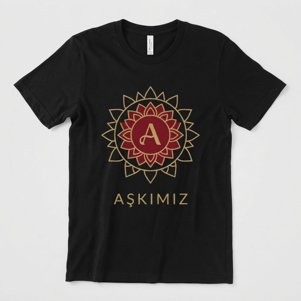 SAFFRON — Aşkımız Tee mockup