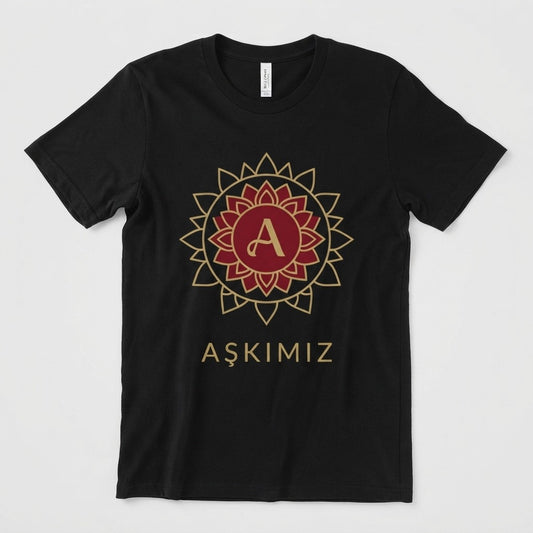 SAFFRON — Aşkımız Tee mockup