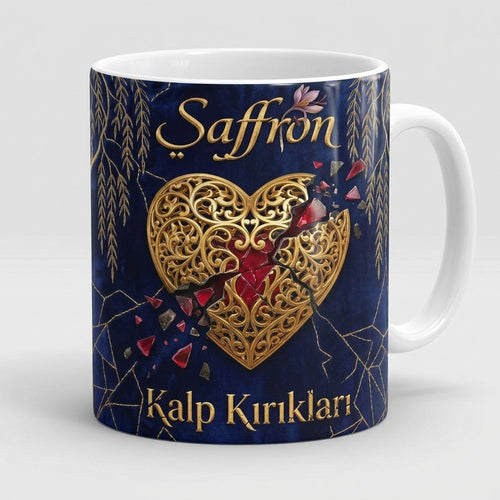 Saffron — Kalp Kiriklari Mug