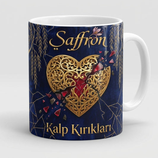 Saffron — Kalp Kiriklari Mug — design 1