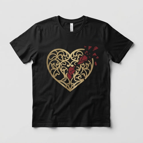 SAFFRON — Kalp Kırıkları Tee