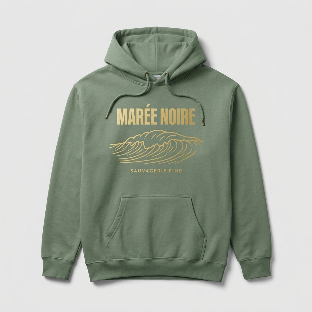Sauvagerie Fine — Marée noire Hoodie — design 3