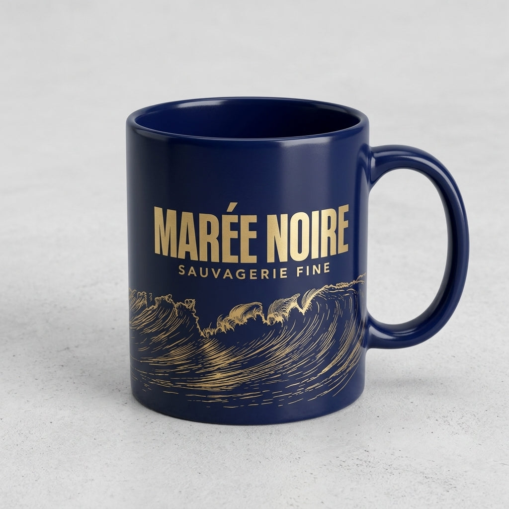 Sauvagerie Fine — Marée noire Mug — design 2