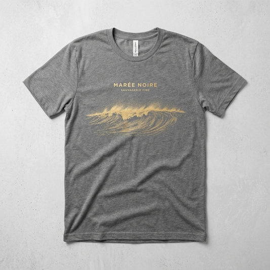 Sauvagerie Fine — Marée noire Tee — design 1