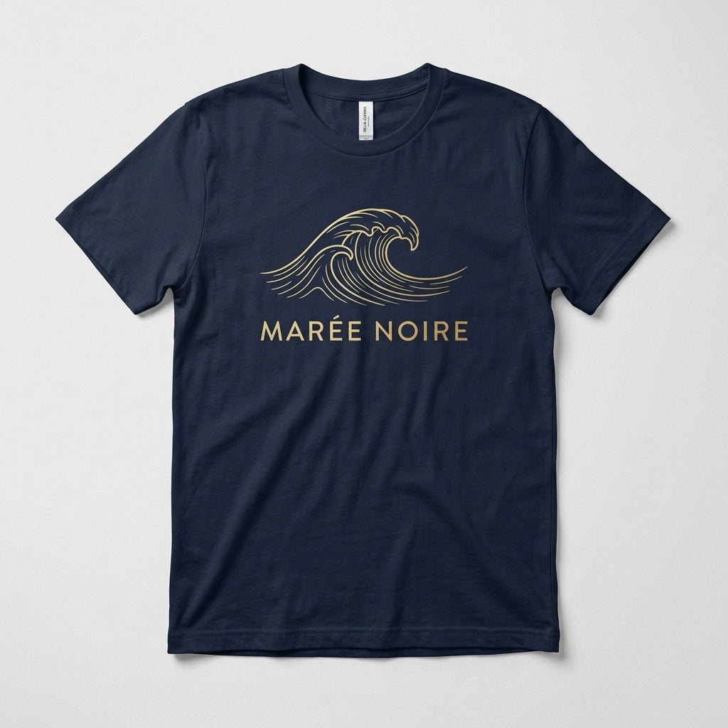 Sauvagerie Fine — Marée noire Tee — design 2