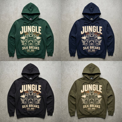 Silk Breaks — Jungle Hoodie — design 3