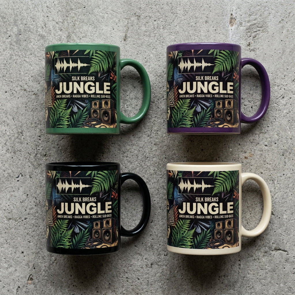 Silk Breaks — Jungle Mug — design 2