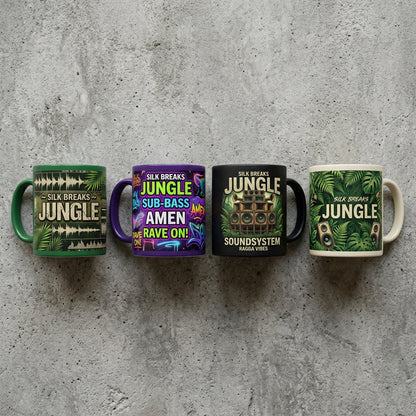 Silk Breaks — Jungle Mug — design 3