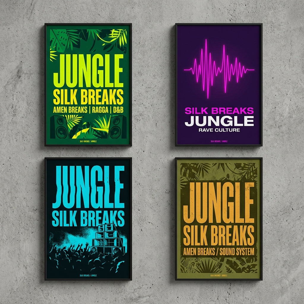 Silk Breaks — Jungle Poster — design 2