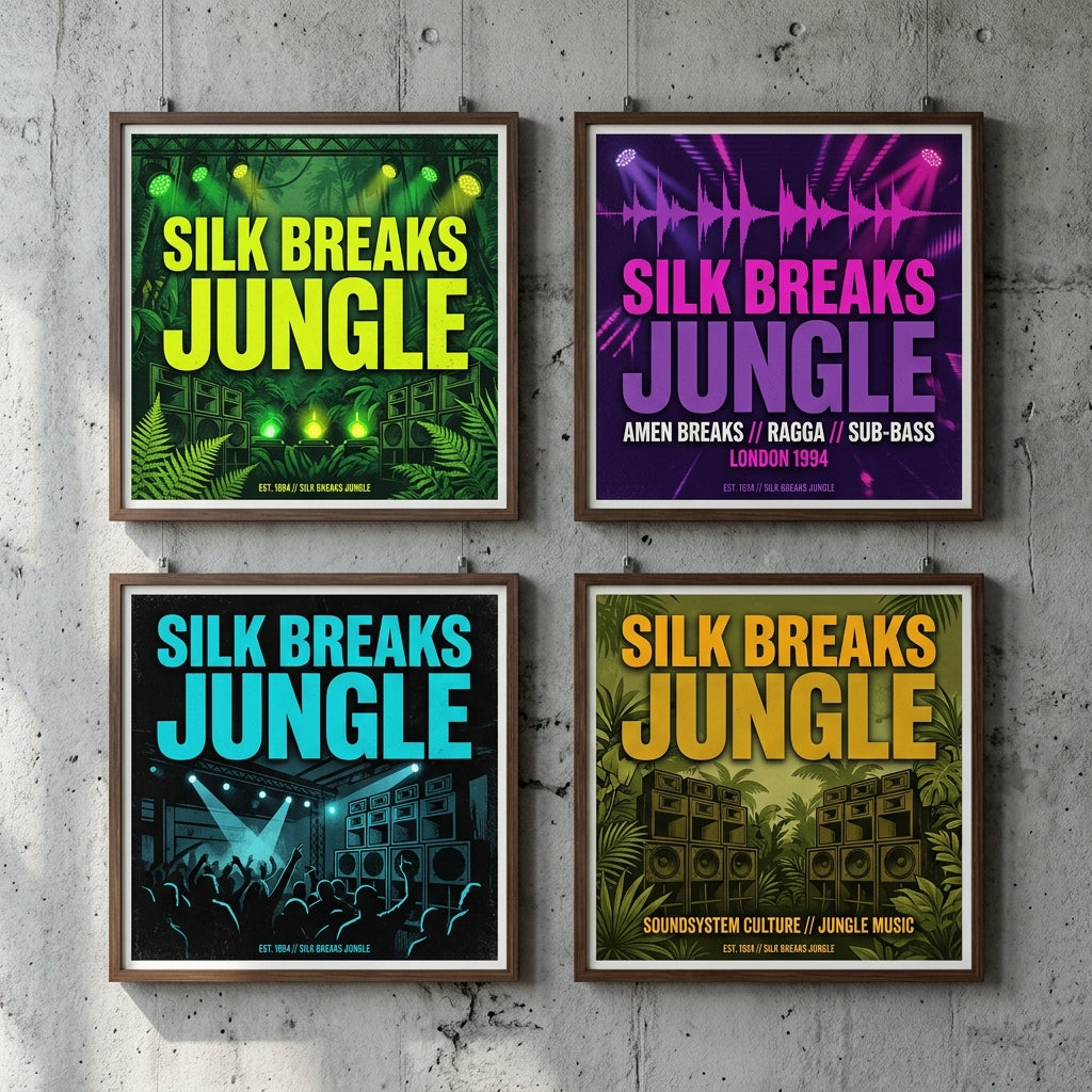 Silk Breaks — Jungle Poster — design 3