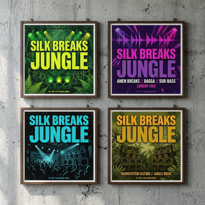 Silk Breaks — Jungle Poster — design 3