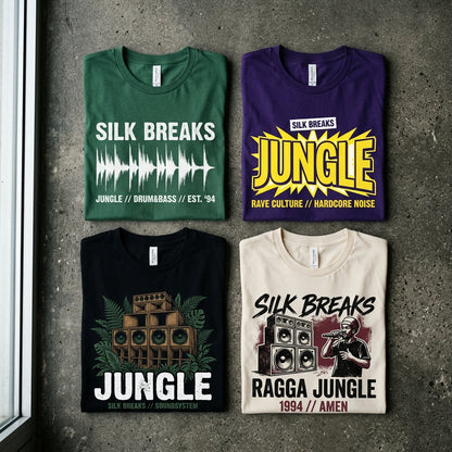 Silk Breaks — Jungle Tee — design 2