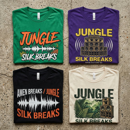 Silk Breaks — Jungle Tee — design 3