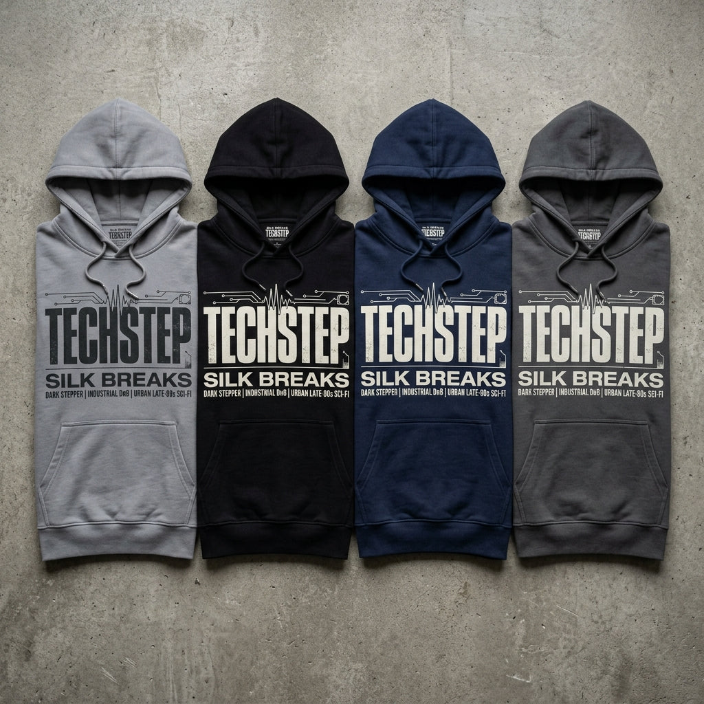 Silk Breaks — Techstep Hoodie — design 3