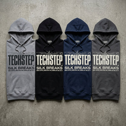 Silk Breaks — Techstep Hoodie — design 3