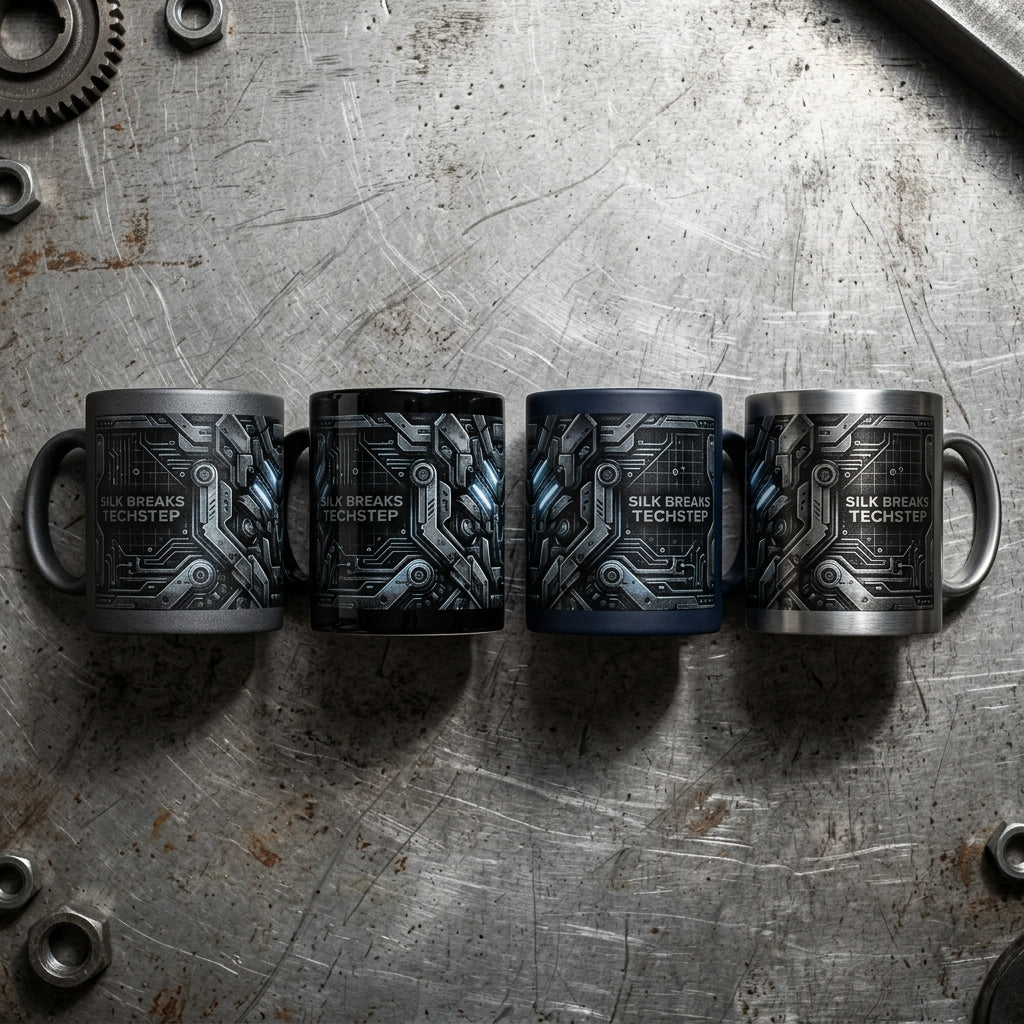 Silk Breaks — Techstep Mug — design 2