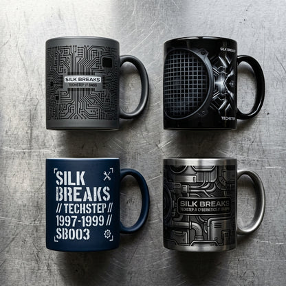 Silk Breaks — Techstep Mug — design 3