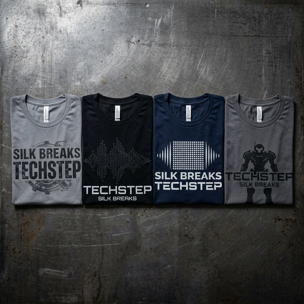 Silk Breaks — Techstep Tee — design 2
