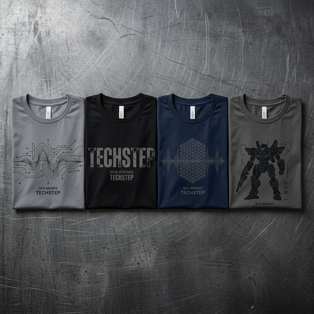 Silk Breaks — Techstep Tee — design 3