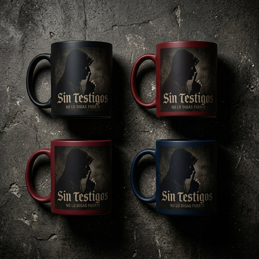 Sin Testigos — No Lo Digas Fuerte Mug — design 3