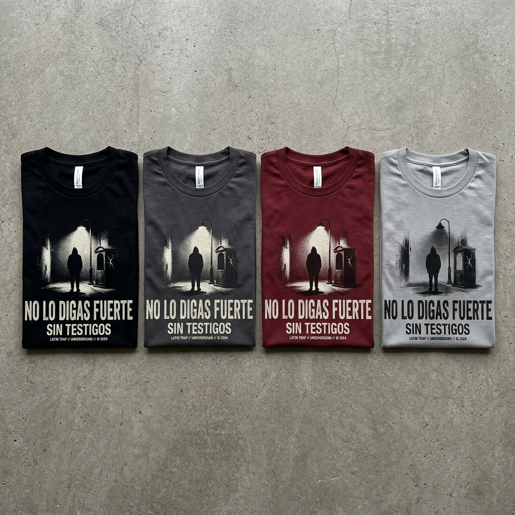 Sin Testigos — No Lo Digas Fuerte Tee — design 2