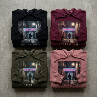 Sin Testigos — Solitaria Hoodie — design 2