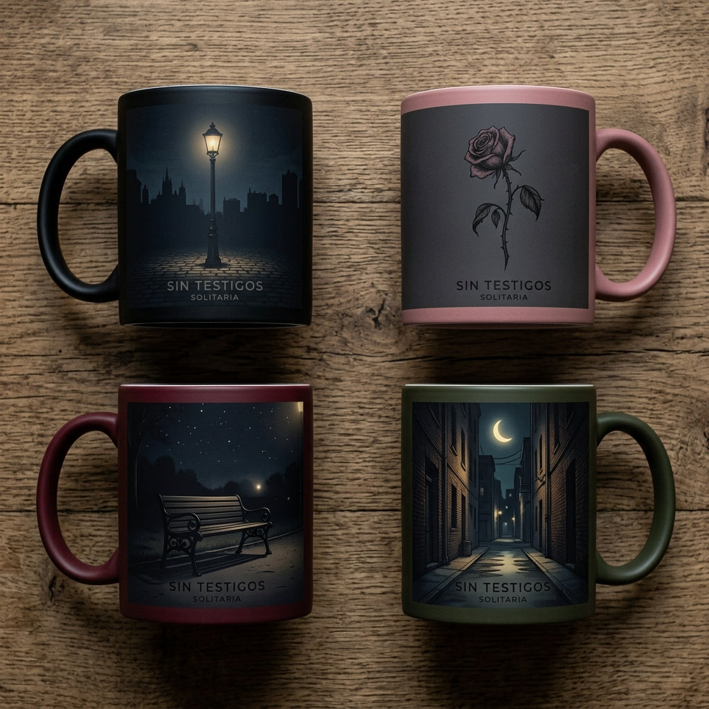 Sin Testigos — Solitaria Mug — design 2