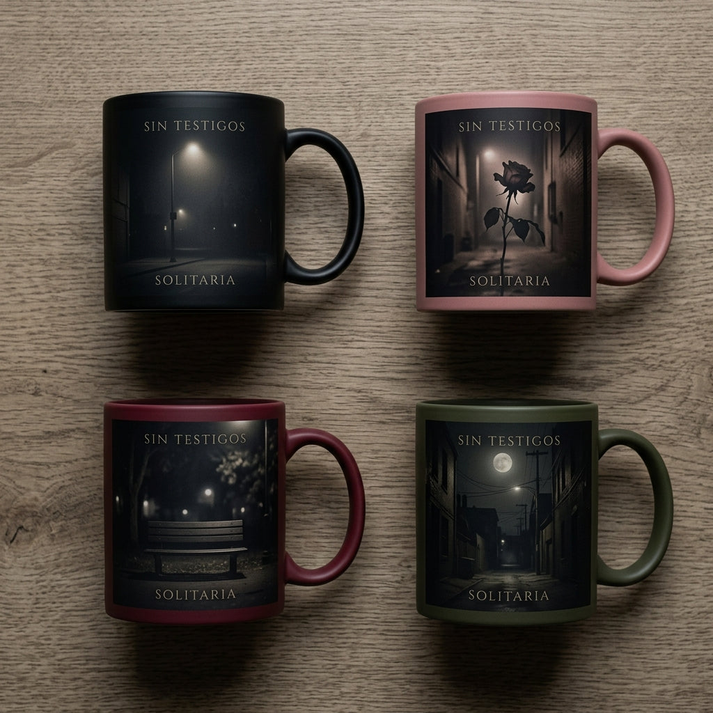 Sin Testigos — Solitaria Mug — design 3
