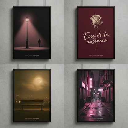 Sin Testigos — Solitaria Poster — design 3