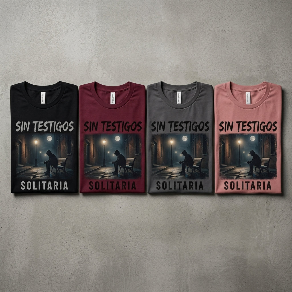 Sin Testigos — Solitaria Tee — design 1