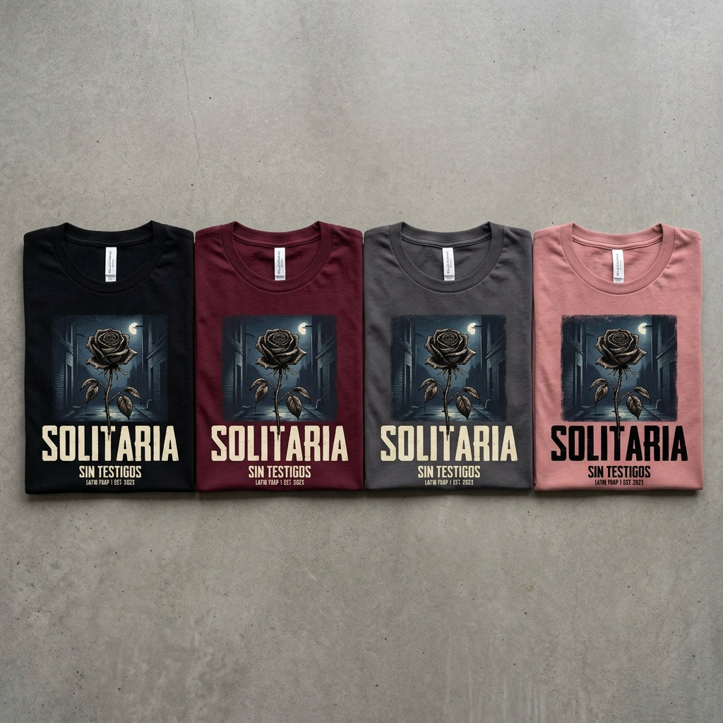 Sin Testigos — Solitaria Tee — design 3