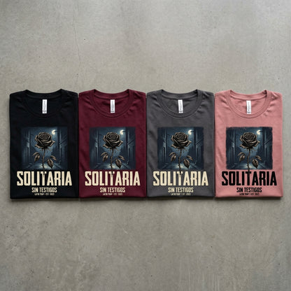 Sin Testigos — Solitaria Tee — design 3
