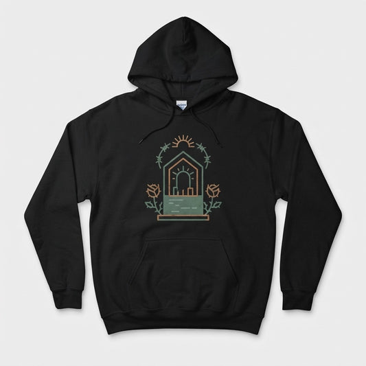 SIN TESTIGOS — Tierra De Nadie Hoodie mockup
