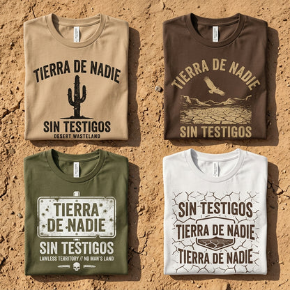 Sin Testigos — Tierra De Nadie Tee — design 2