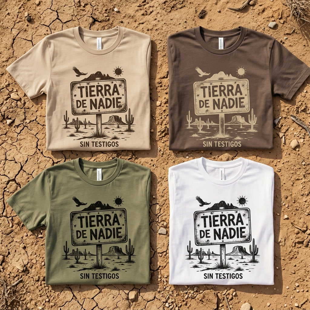Sin Testigos — Tierra De Nadie Tee — design 3