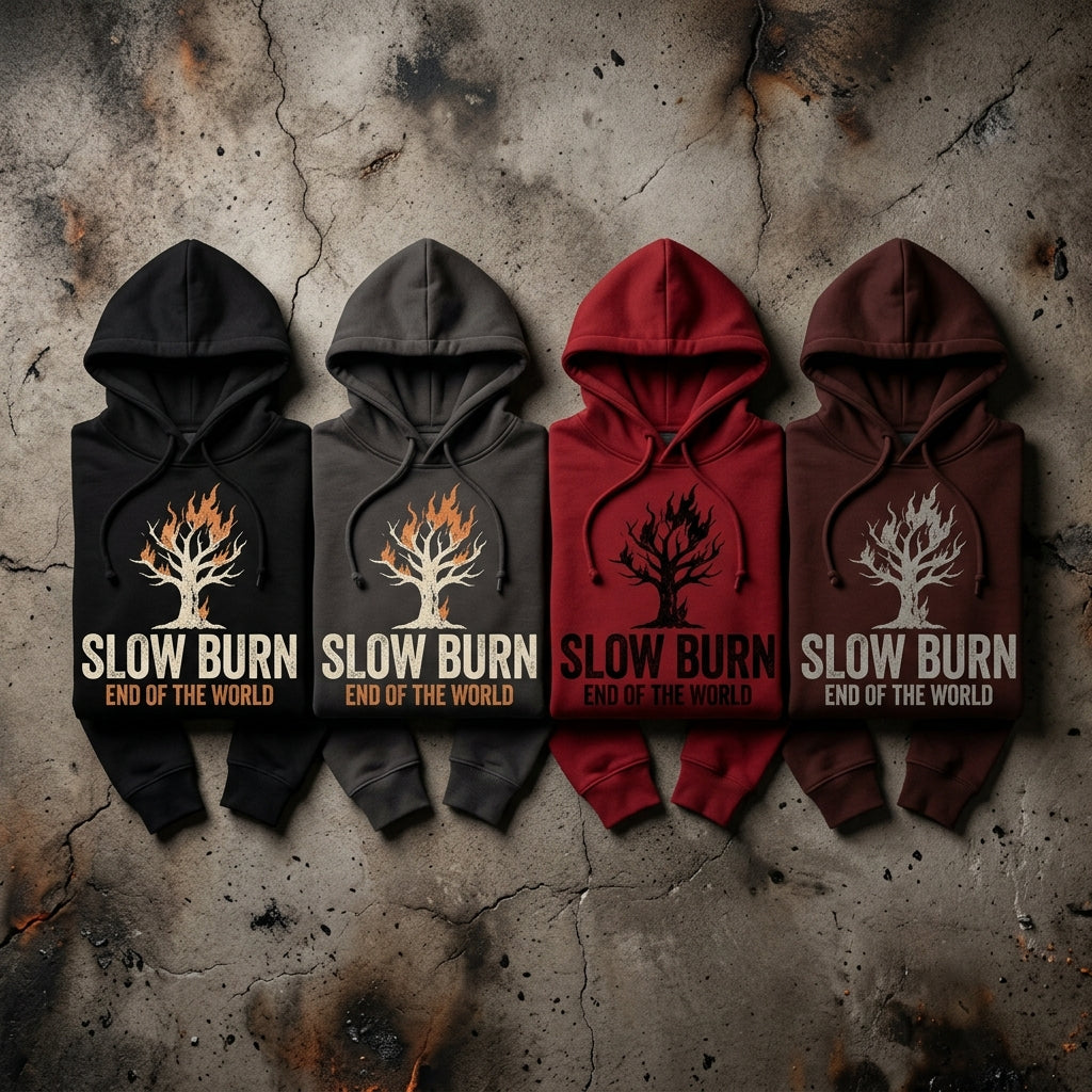 Slow Burn — End Of The World Hoodie — design 1